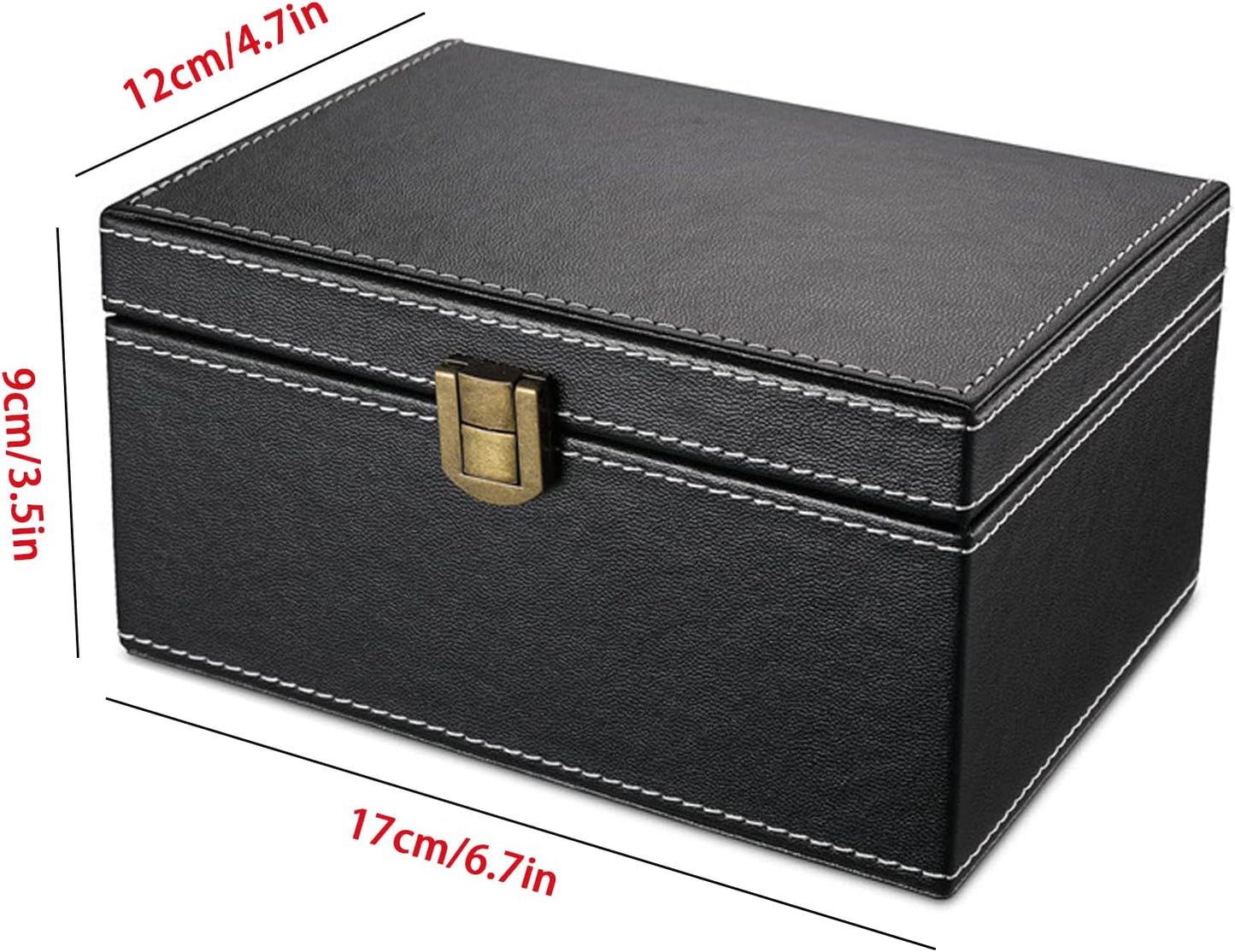 Faraday Box for Car Keys, Faraday Key Fob Protector Box Car Key Signal Blocking Box anti Theft Car Key Box RFID Signal Blocking Box Key Fob Protecter Leather Signal Blocker Box for Car Keys